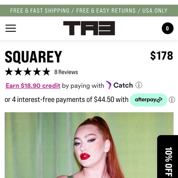 Classic Green One Piece Swimsuit with Square Neckline - Picture 4 of 8